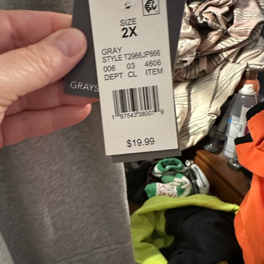 Grayson Threads Gray Track Pants - Picture 3 of 3